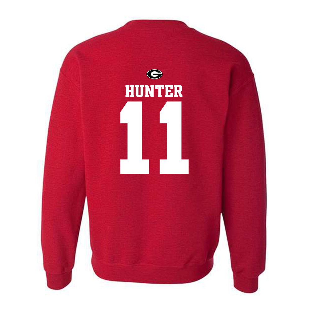 Georgia - NCAA Baseball : Henry Hunter - Fashion Shersey Crewneck Sweatshirt-1