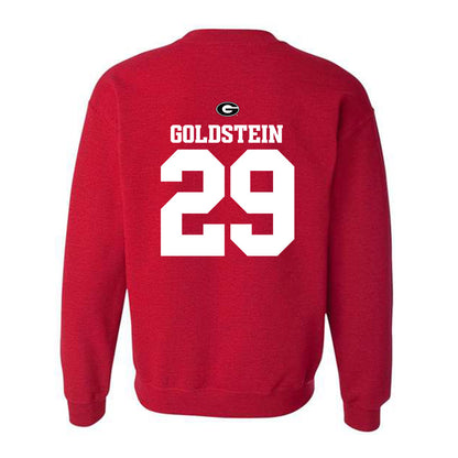 Georgia - NCAA Baseball : Charlie Goldstein - Fashion Shersey Crewneck Sweatshirt-1