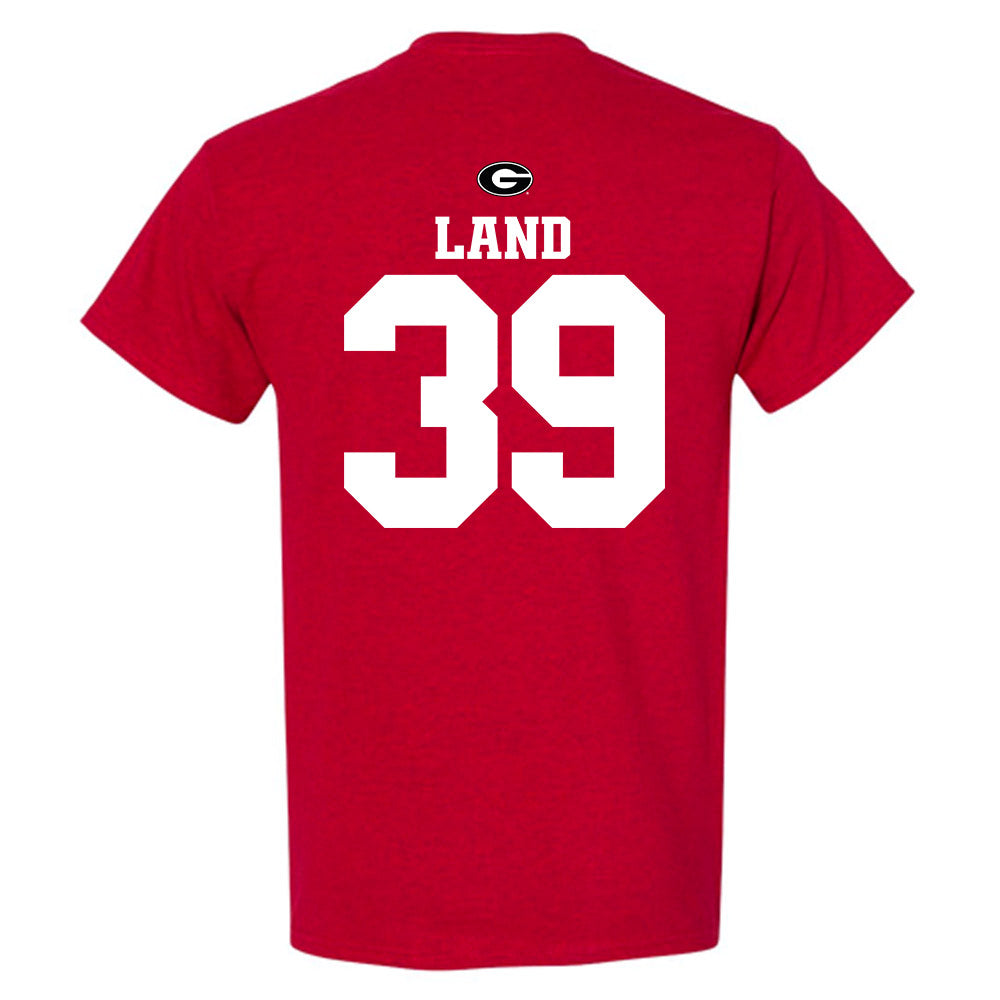 Georgia - NCAA Baseball : Wyatt Land - Fashion Shersey T-Shirt-1