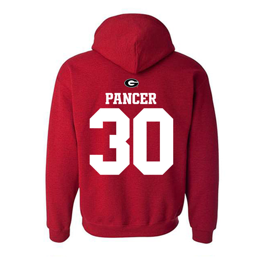 Georgia - NCAA Baseball : Brandt pancer - Fashion Shersey Hooded Sweatshirt-1