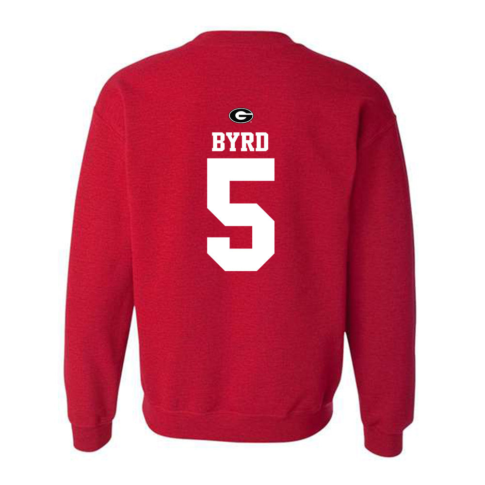 Georgia - NCAA Baseball : Justin Byrd - Fashion Shersey Crewneck Sweatshirt-1
