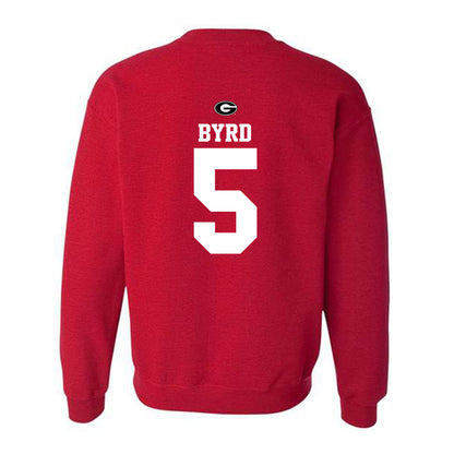 Georgia - NCAA Baseball : Justin Byrd - Fashion Shersey Crewneck Sweatshirt-1