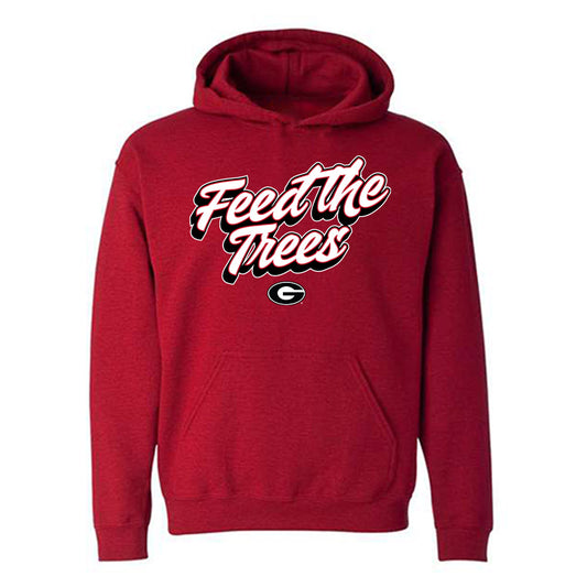 Georgia - NCAA Baseball : DJ Radtke - Fashion Shersey Hooded Sweatshirt-0