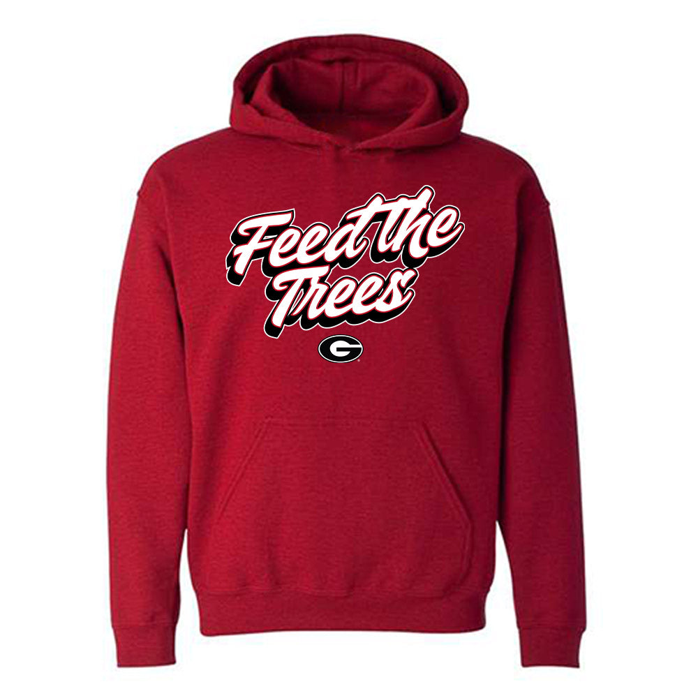 Georgia - NCAA Baseball : DJ Radtke - Fashion Shersey Hooded Sweatshirt-0