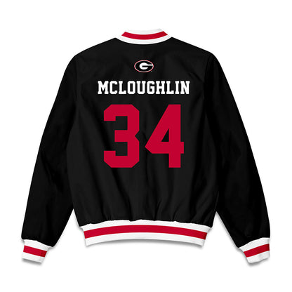 Georgia - NCAA Baseball : Tyler McLoughlin - Bomber Jacket-1