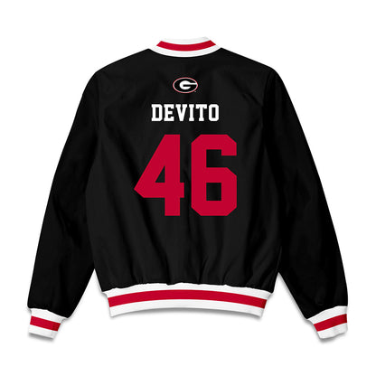 Georgia - NCAA Baseball : Zach DeVito - Bomber Jacket-1