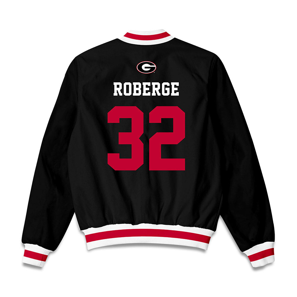 Georgia - NCAA Baseball : Joshua Roberge - Bomber Jacket-1