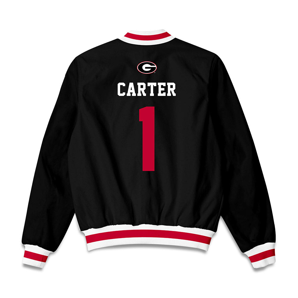 Georgia - NCAA Baseball : Dillon Carter - Bomber Jacket-1