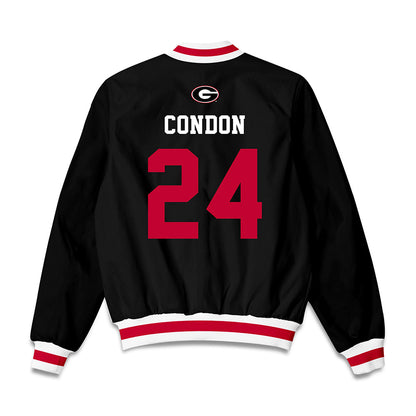 Georgia - NCAA Baseball : Charlie Condon - Bomber Jacket-1