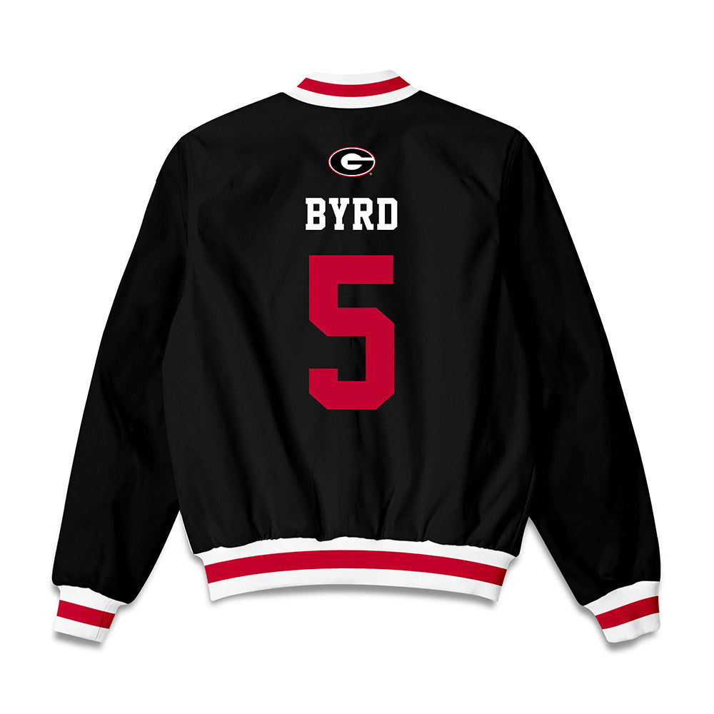 Georgia - NCAA Baseball : Justin Byrd - Bomber Jacket-1