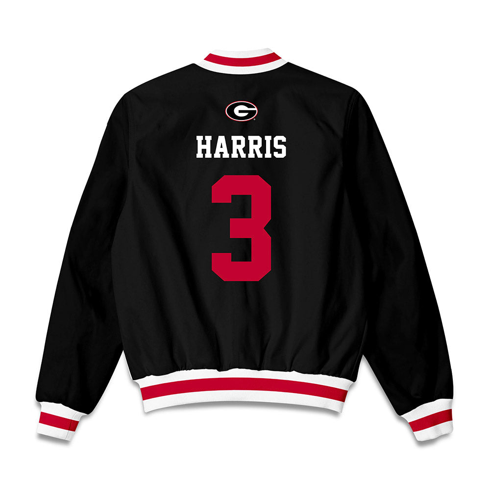 Georgia - NCAA Baseball : Zach Harris - Bomber Jacket-1