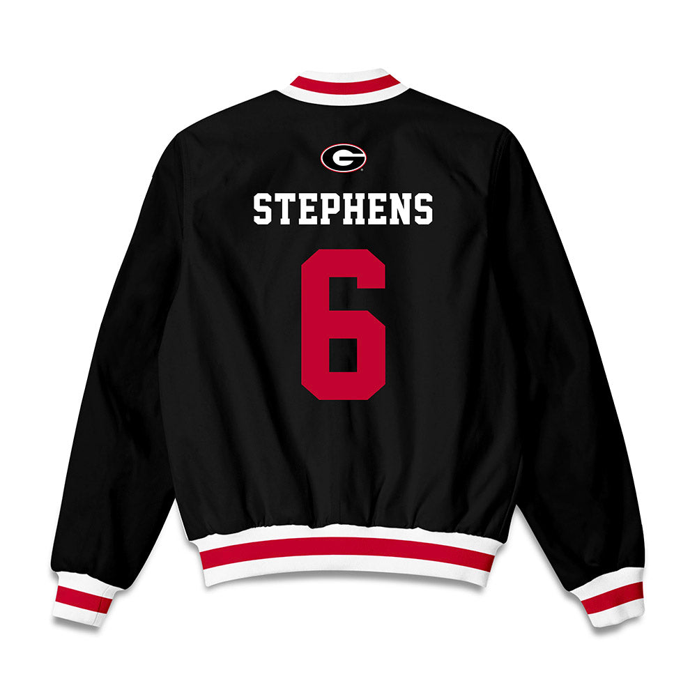 Georgia - NCAA Baseball : Jordan Stephens - Bomber Jacket-1