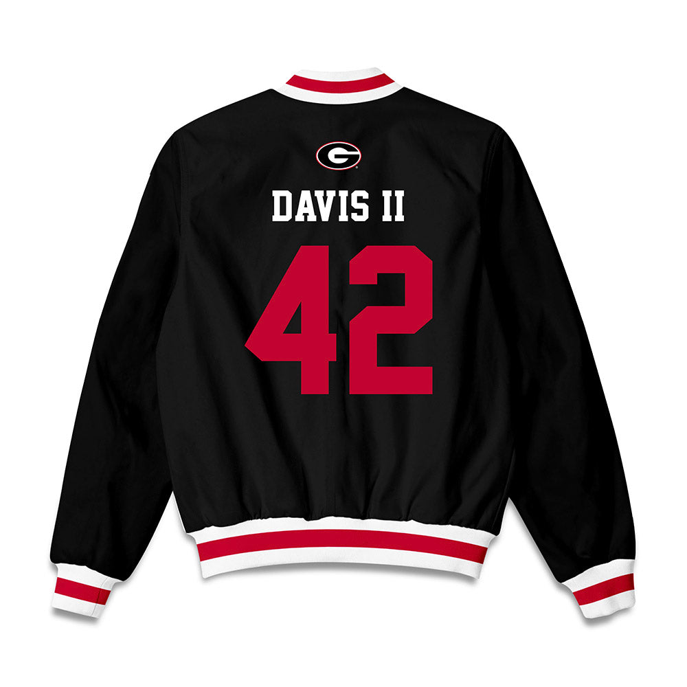 Georgia - NCAA Baseball : Alton Davis II - Bomber Jacket-1