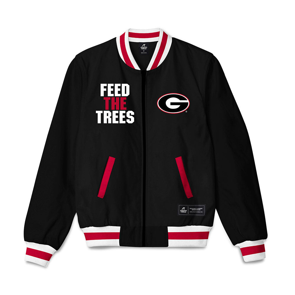 Georgia - NCAA Baseball : Zach DeVito - Bomber Jacket-0