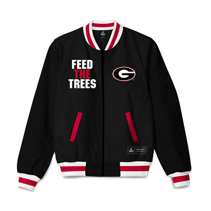 Georgia - NCAA Baseball : Zach DeVito - Bomber Jacket-0