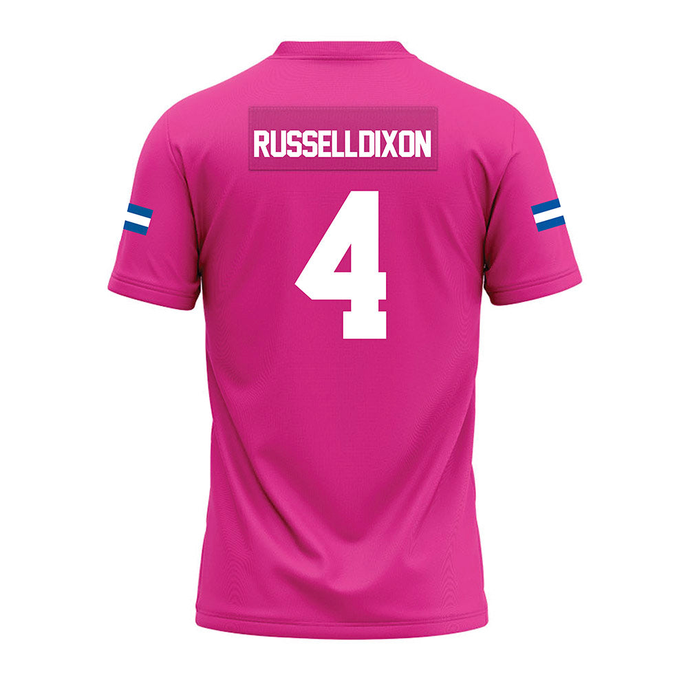Grand Valley - NCAA Football : Kellen Russell-Dixon - Pink Premium Football Jersey-1