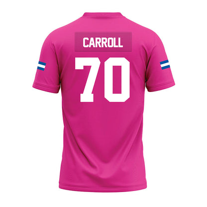 Grand Valley - NCAA Football : Garrett Carroll - Pink Premium Football Jersey-1