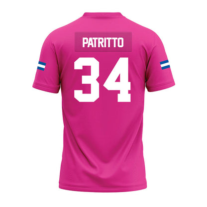 Grand Valley - NCAA Football : Cole Patritto - Pink Premium Football Jersey-1