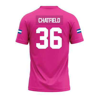Grand Valley - NCAA Football : Gage Chatfield - Pink Premium Football Jersey-1