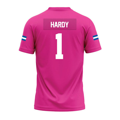 Grand Valley - NCAA Football : Jason Hardy - Pink Premium Football Jersey-1