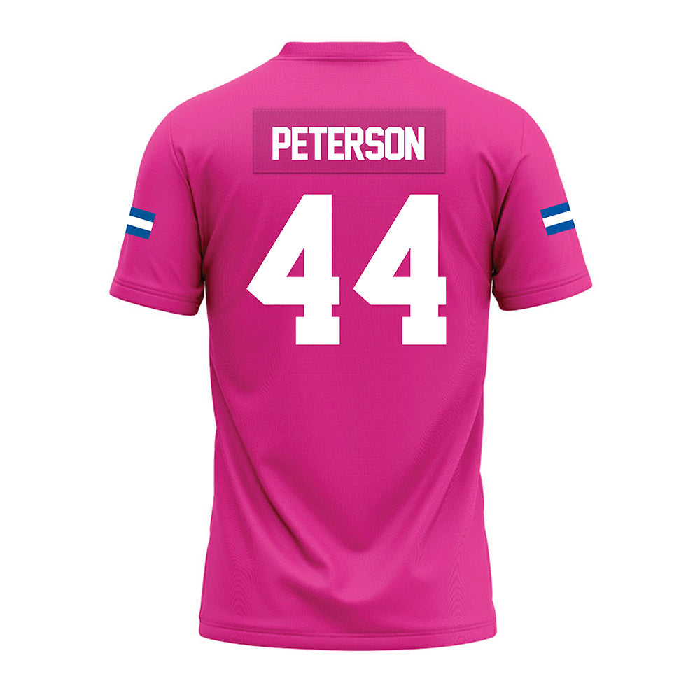 Grand Valley - NCAA Football : Drew Peterson - Pink Premium Football Jersey-1
