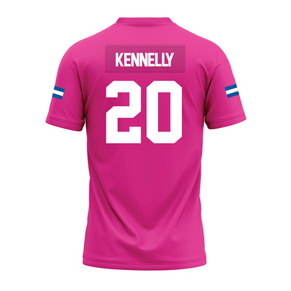 Grand Valley - NCAA Football : Ian Kennelly - Pink Premium Football Jersey-1