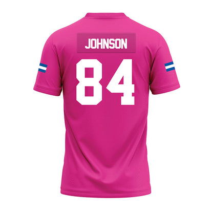 Grand Valley - NCAA Football : Jaylen Johnson - Pink Premium Football Jersey-1