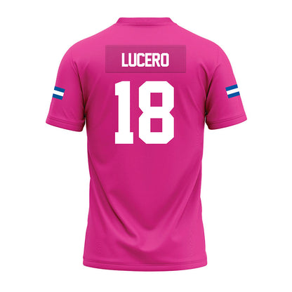 Grand Valley - NCAA Football : Aidan Lucero - Pink Premium Football Jersey-1
