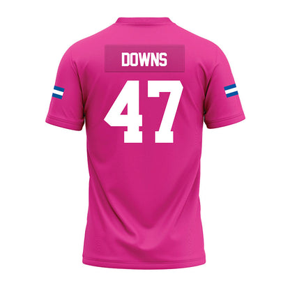Grand Valley - NCAA Football : Jimmy Downs - Pink Premium Football Jersey-1