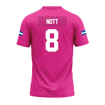 Grand Valley - NCAA Football : Kyle Nott - Pink Premium Football Jersey-1