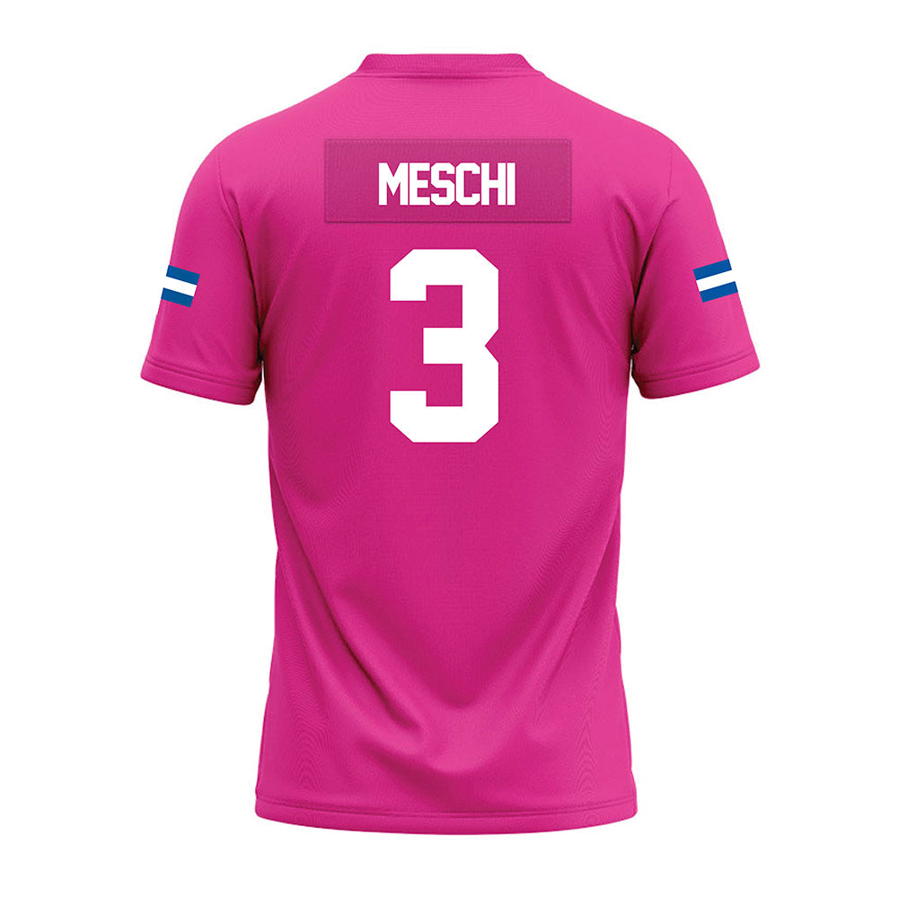 Grand Valley - NCAA Football : Vincenzo Meschi - Pink Premium Football Jersey-1