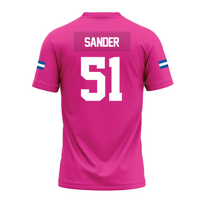 Grand Valley - NCAA Football : Joshua Sander - Pink Premium Football Jersey-1