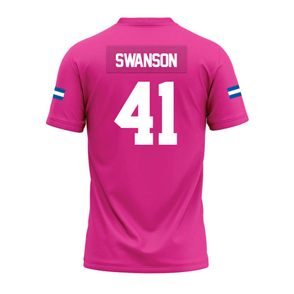 Grand Valley - NCAA Football : Abe Swanson - Pink Premium Football Jersey-1