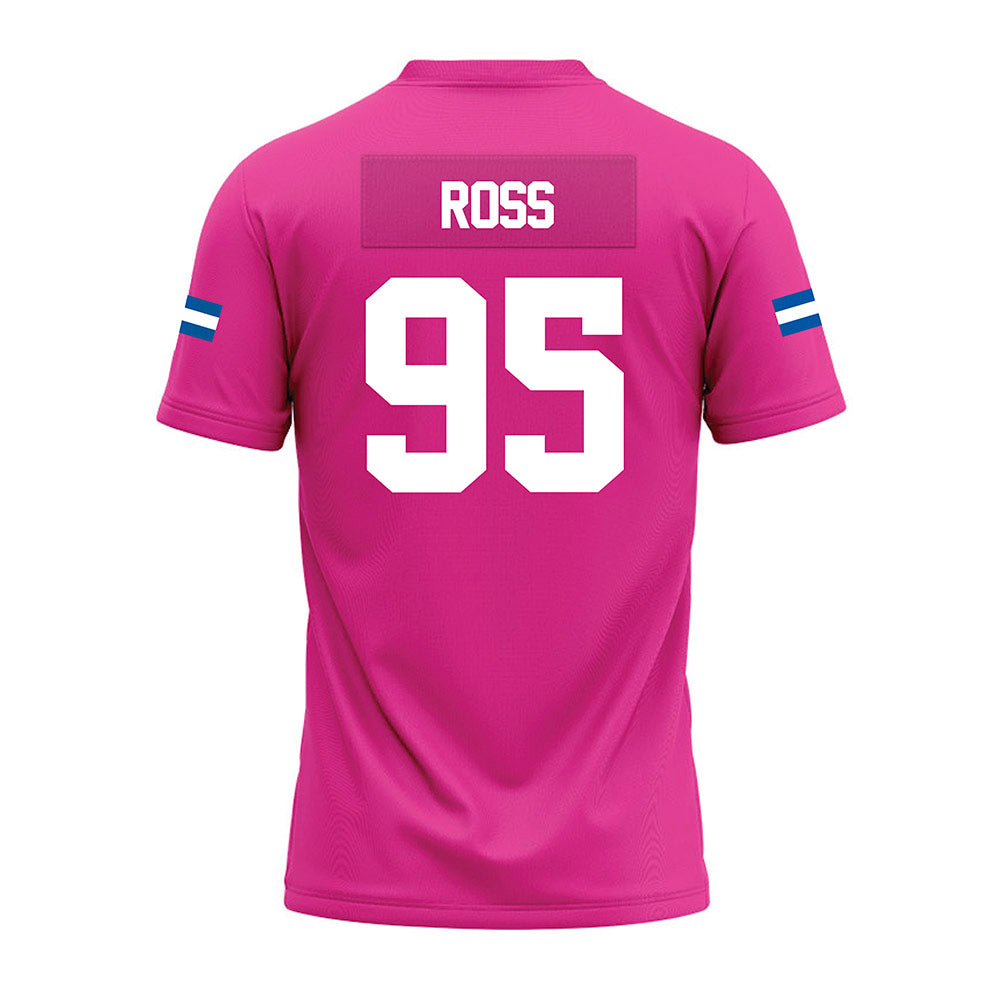 Grand Valley - NCAA Football : Josh Ross - Pink Premium Football Jersey-1