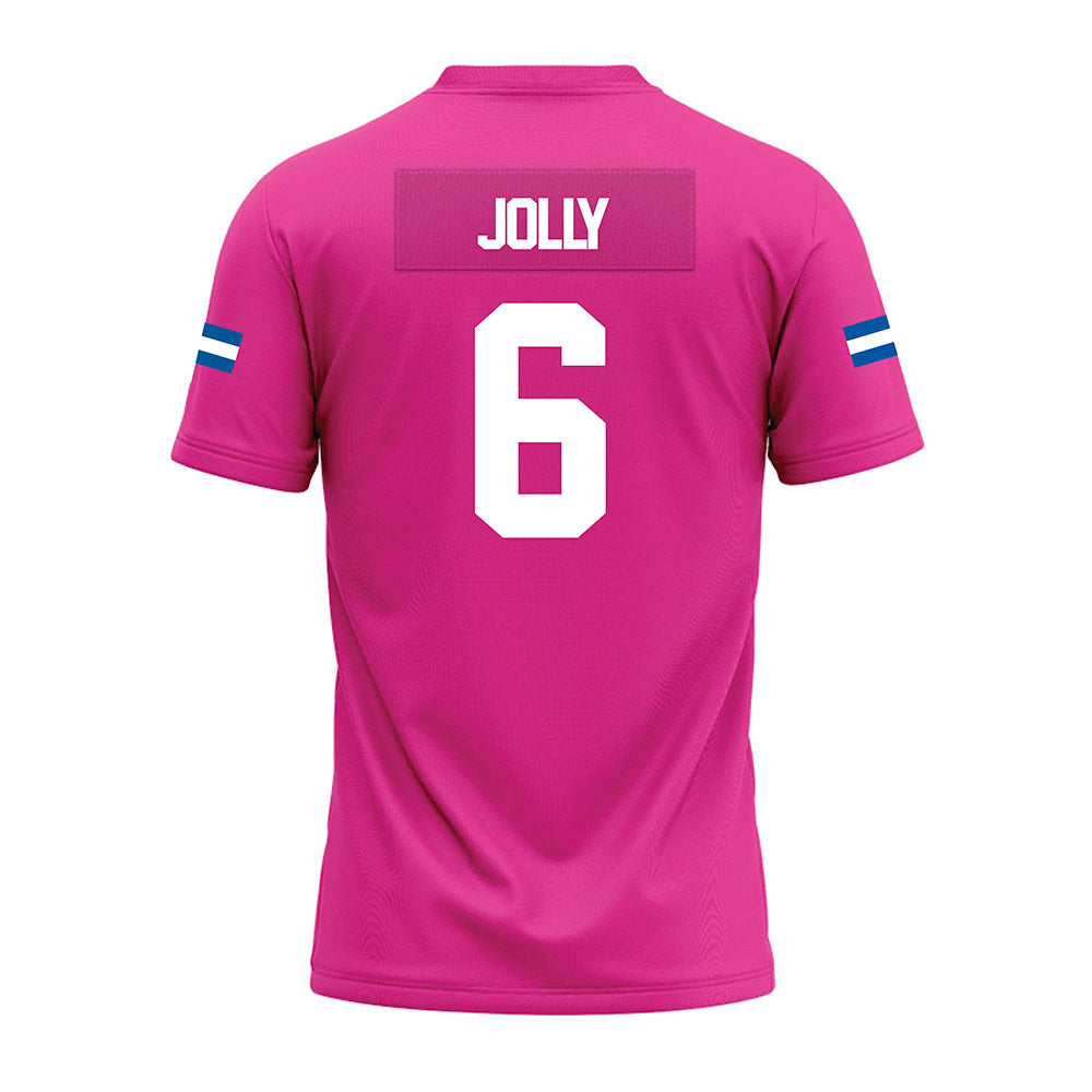 Grand Valley - NCAA Football : Thomas Jolly - Pink Premium Football Jersey-1