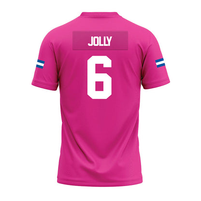 Grand Valley - NCAA Football : Thomas Jolly - Pink Premium Football Jersey-1