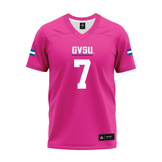 Grand Valley - NCAA Football : Derek Rood - Pink Premium Football Jersey-0