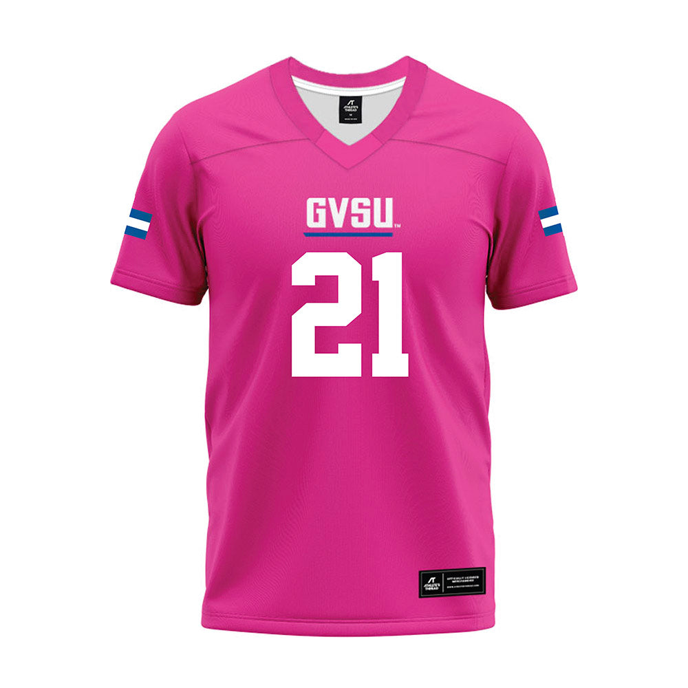 Grand Valley - NCAA Football : Quinn Wills - Pink Premium Football Jersey-0