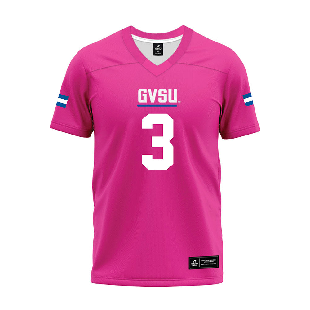 Grand Valley - NCAA Football : Vincenzo Meschi - Pink Premium Football Jersey-0