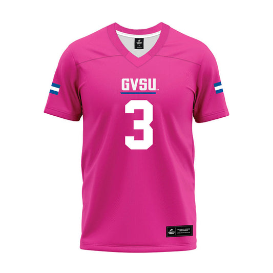 Grand Valley - NCAA Football : Vincenzo Meschi - Pink Premium Football Jersey-0