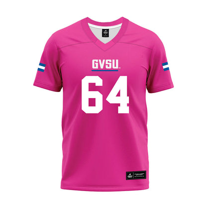 Grand Valley - NCAA Football : Brett Weaver - Pink Premium Football Jersey-0