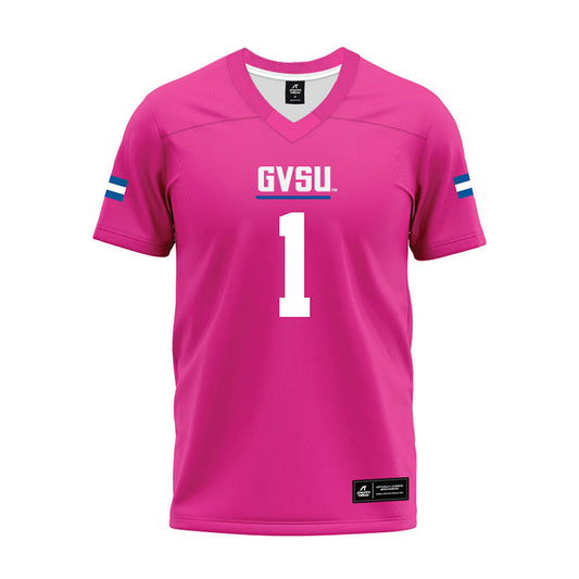 Grand Valley - NCAA Football : Lynn Wyche El - Pink Premium Football Jersey-0