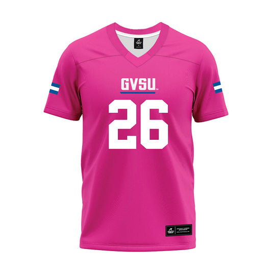 Grand Valley - NCAA Football : Syone Usma-Harper - Pink Premium Football Jersey-0