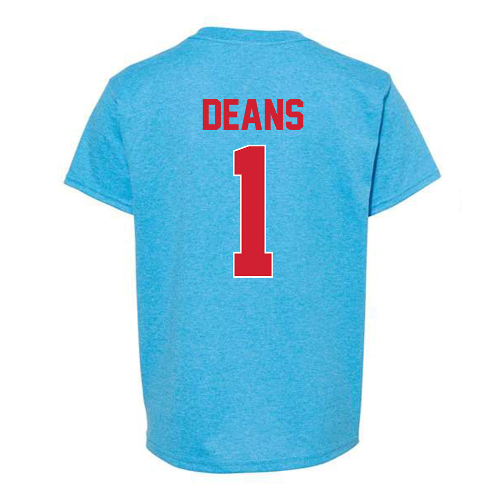 Ole Miss - NCAA Women's Basketball : Kirsten Deans - Youth T-Shirt