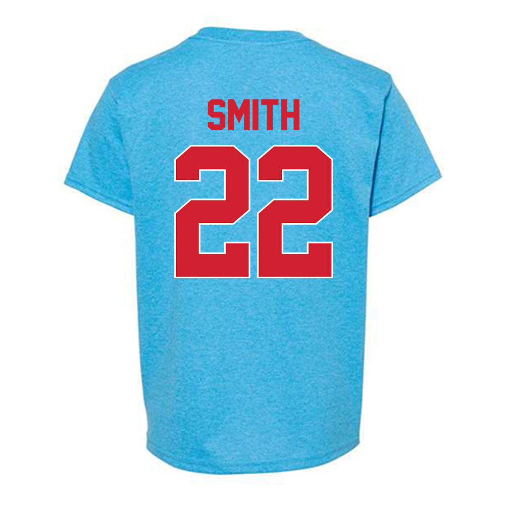 Ole Miss - NCAA Men's Basketball : Max Smith - Youth T-Shirt-2