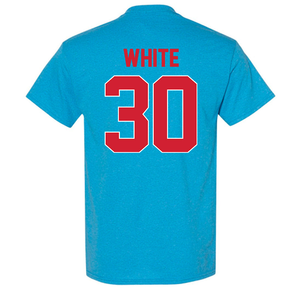 Ole Miss - NCAA Football : Trip White - T-Shirt