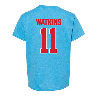 Ole Miss - NCAA Football : Jordan Watkins - Youth T-Shirt