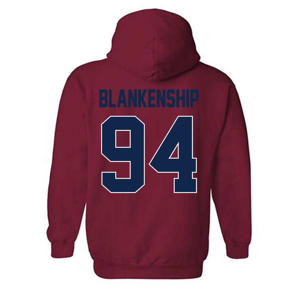 Ole Miss - NCAA Football : Caleb Blankenship - Hooded Sweatshirt-1