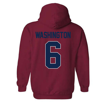 Ole Miss - NCAA Women's Volleyball : Nia Washington - Hooded Sweatshirt-1