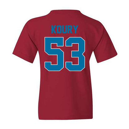 Ole Miss - NCAA Football : Joe Koury - Youth T-Shirt-1